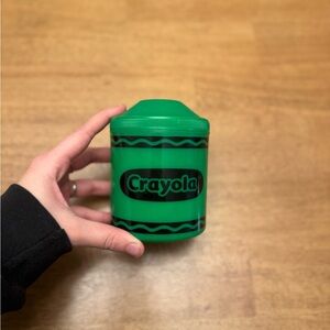 2005 Crayola Green Short Thermal Food Container